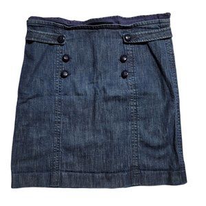Lilly Pulitzer Denim Blue Jean Skirt Women’s Size 14